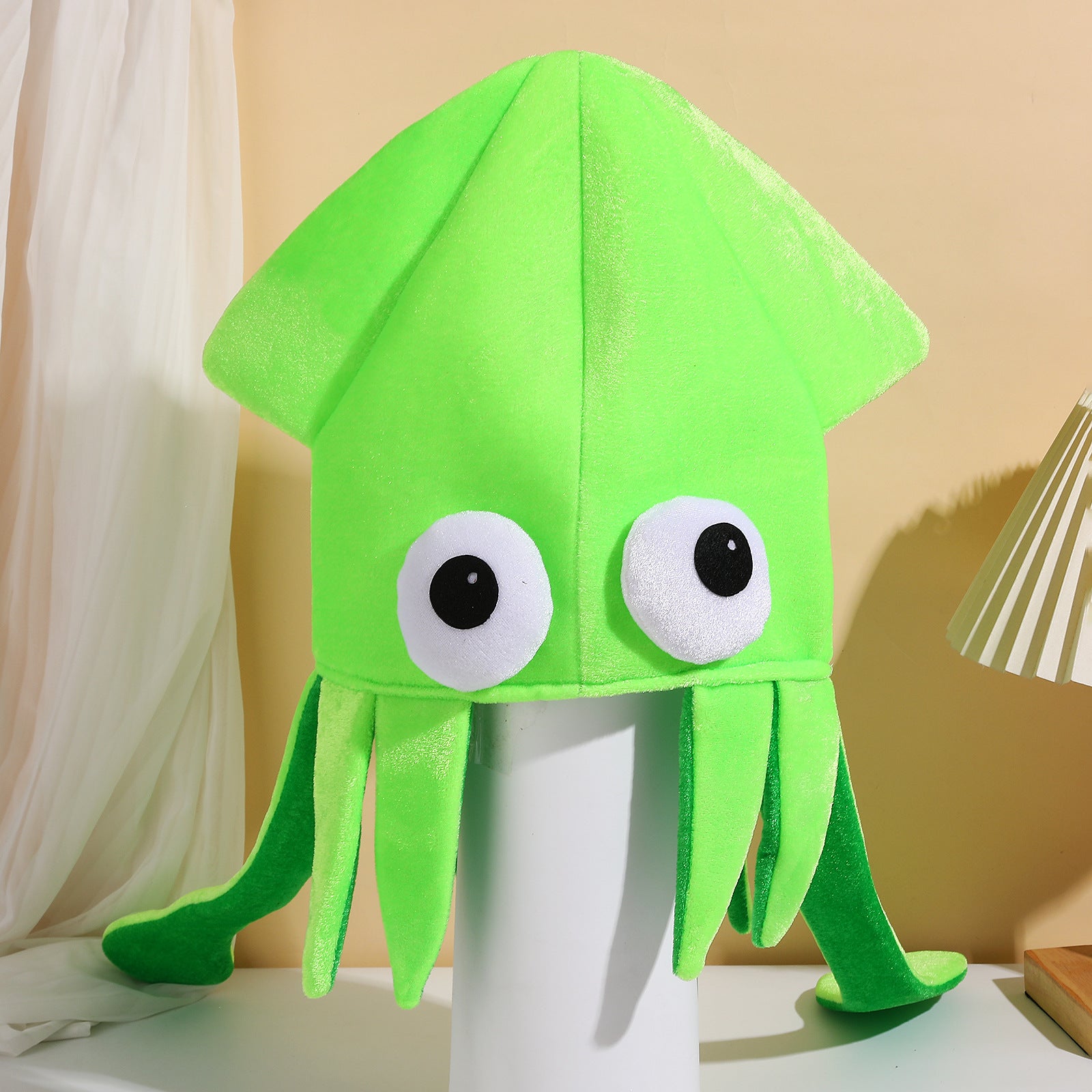 Wholesale Four-color Velvet Squid  Octopus Hat Decorations