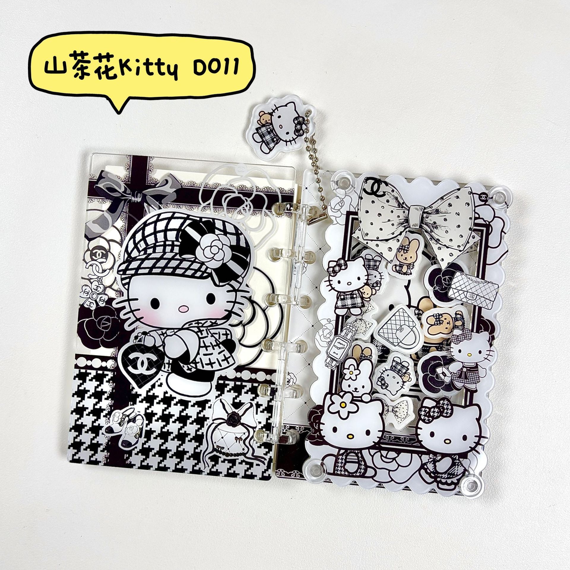 Wholesale A7 acrylic shaker notebook