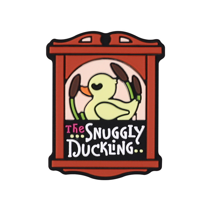 Wholesale 20pcs Interesting alphabet straight hole silicone beads