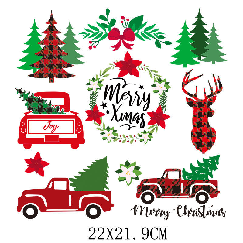 Wholesale Christmas Cartoon Heat Transfer Patterns  UV DTF Ready to Press Transfers Wraps