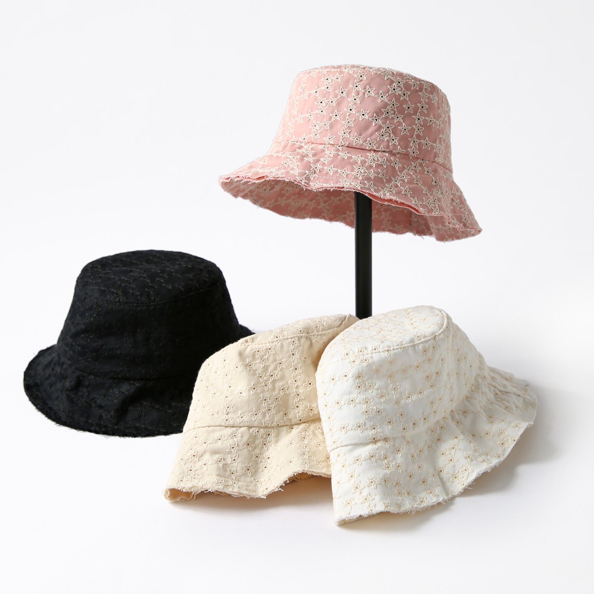Wholesale Cotton Star Fisherman Hat Women