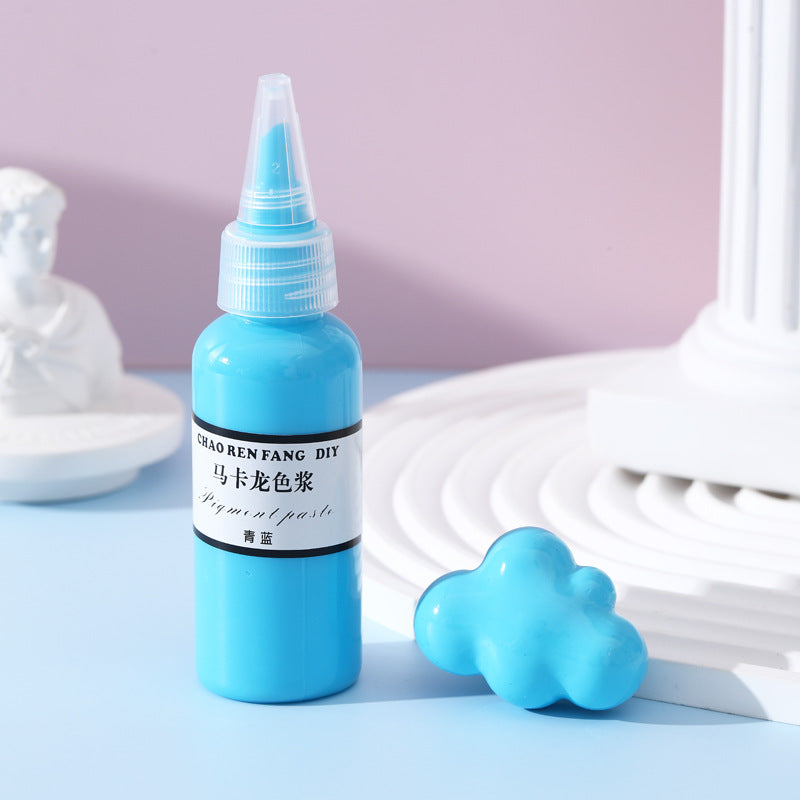 Wholesale High Concentration Macaron DIY Solid Color Paste Color Essence Hand drawn Bead Drop Adhesive Nail Oil Adhesive Epoxy Resin Color Paste