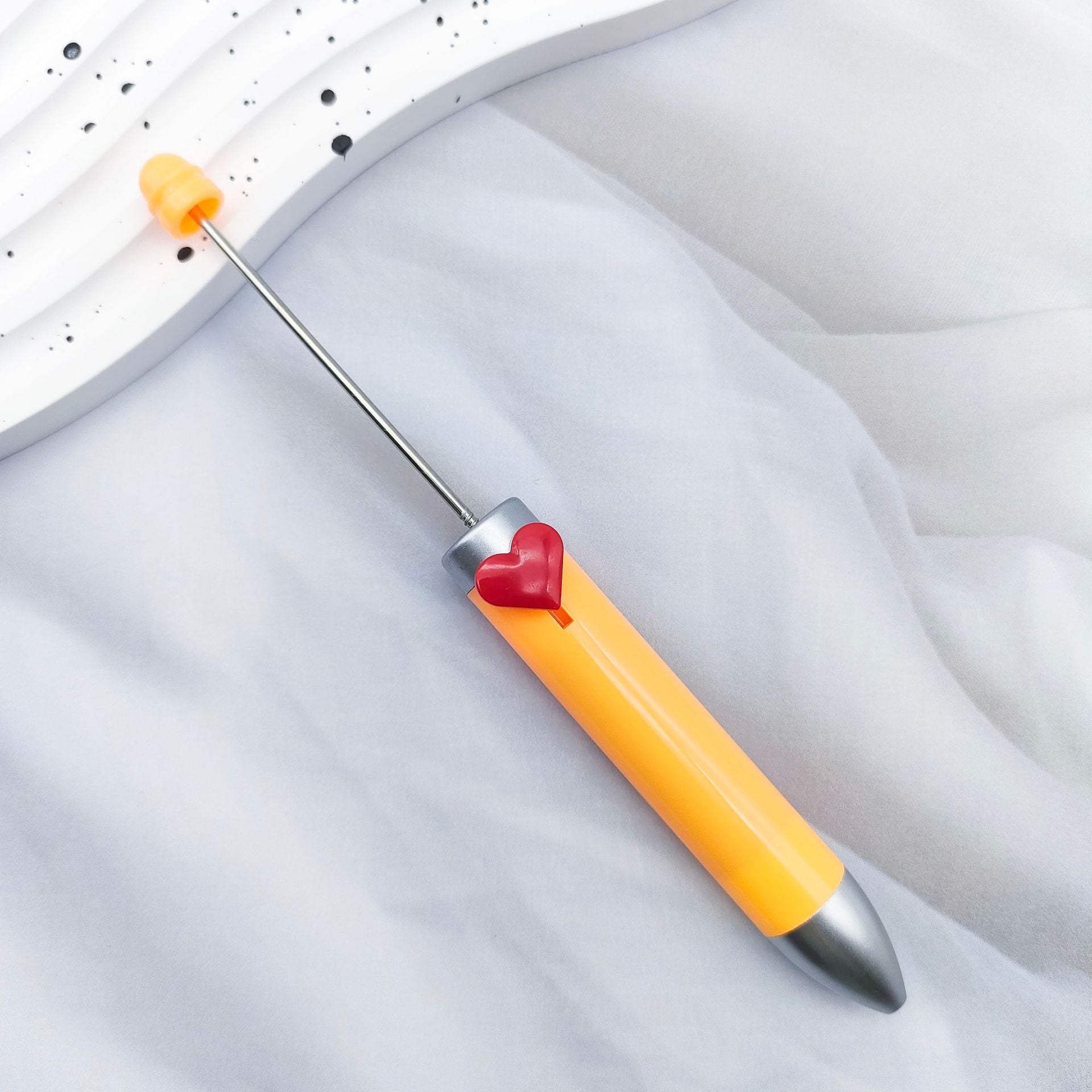 Wholesale 2pcs DIY Heart 7 Color Ballpoint Pen