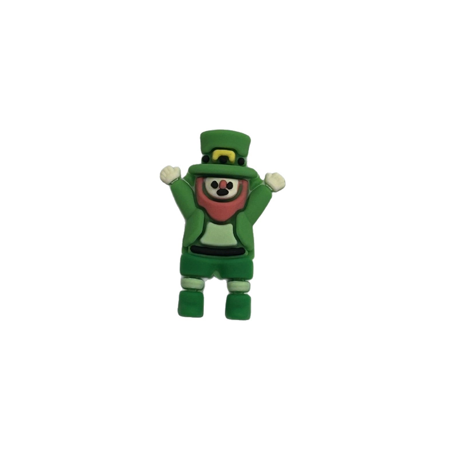 Wholesale 10pcs St.  Patrick' s Day Green Hat Cartoon 3D Focal Beads