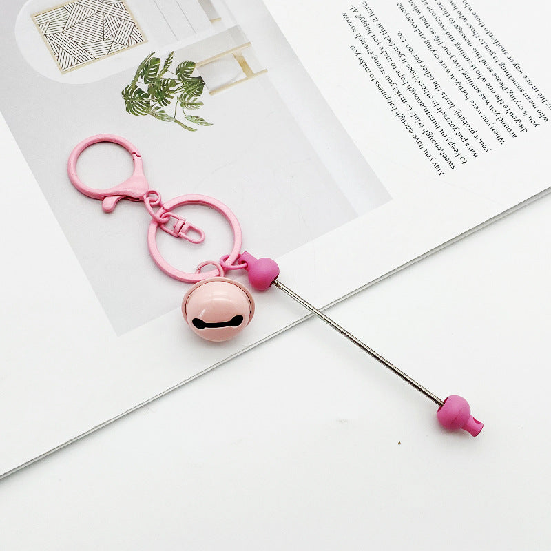 Wholesale DIY Candy Colored Bead Cute Keychains