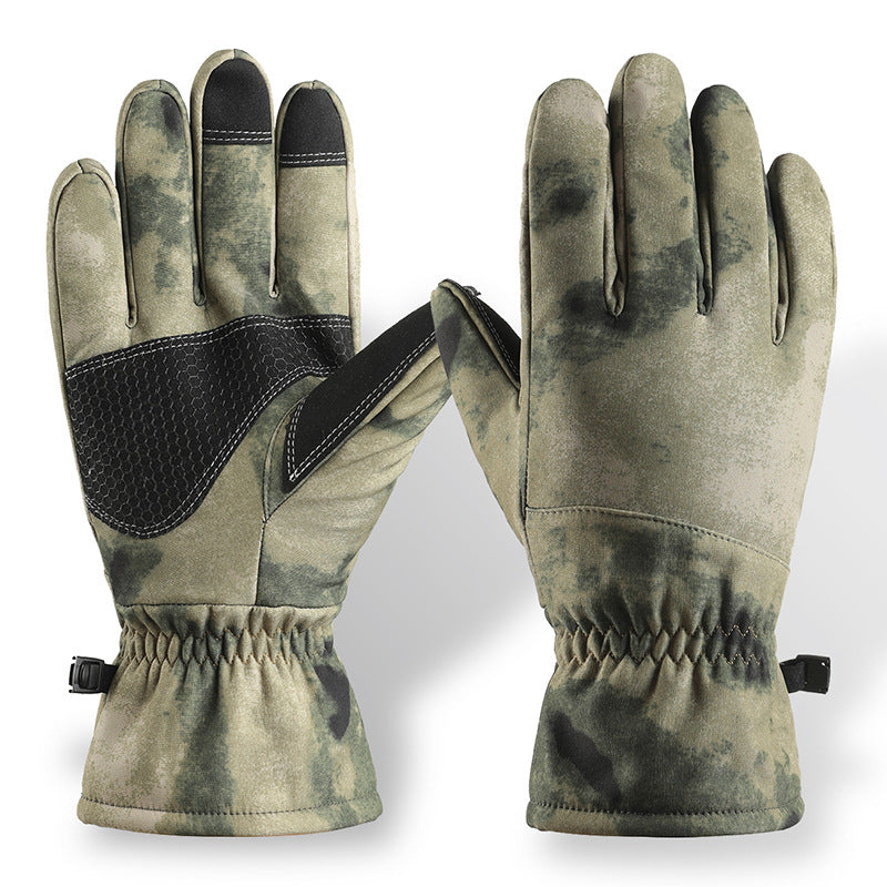 Wholesale Winter New Plush Thermal Cycling Polyester Glove