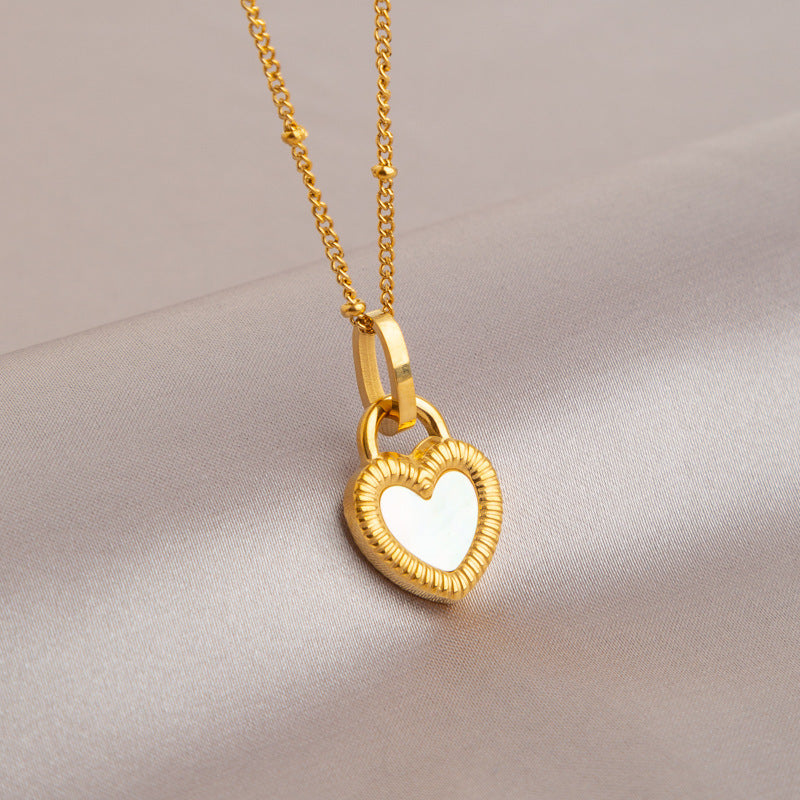 Wholesale Gold Titanium Steel Necklace for Women,  Non-Fading