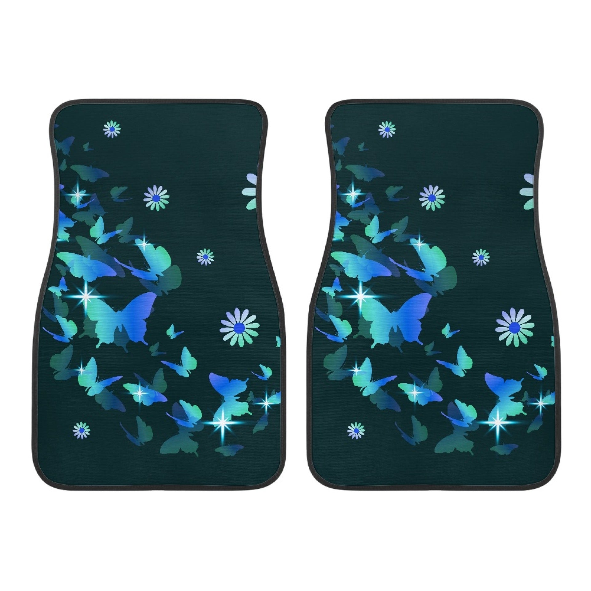 Wholesale Milk Patterned Universal Element Automotive Fabric Floor Mats