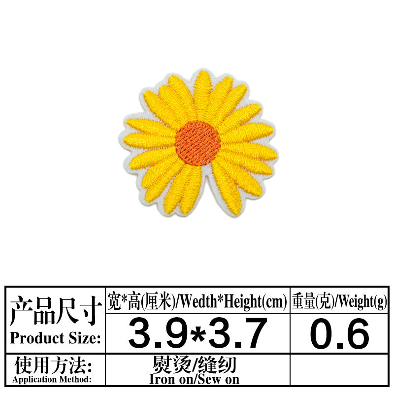 Wholesale Trendy Embroidery Patches Cloth Applique For Clothing Shoes Bags DIY Decorative Accent