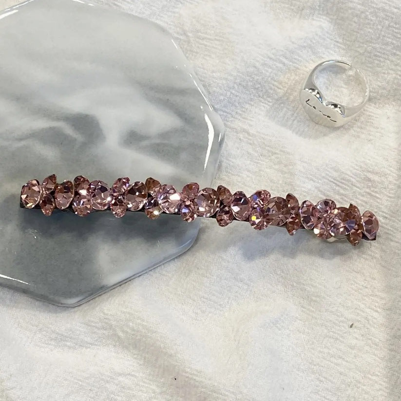 Wholesale Rhinestone Hair Clip Shiny Side Hair Clip