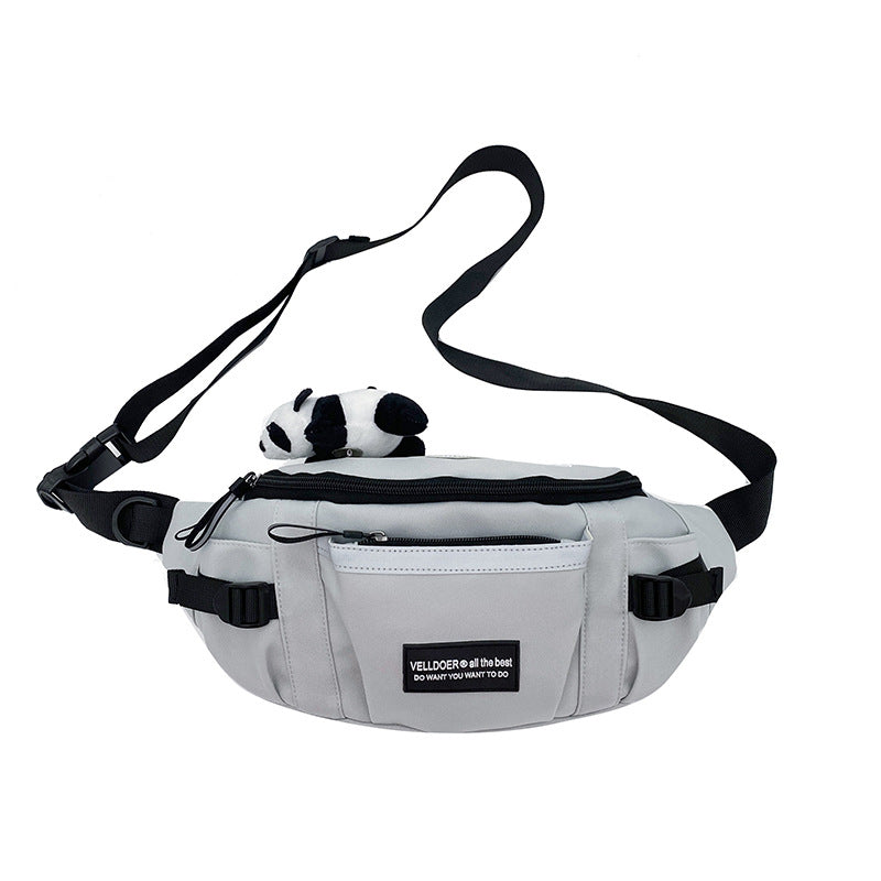 Wholesale Men's chest bag workwear style sports messenger bag versatile student cycling shoulder waist bag