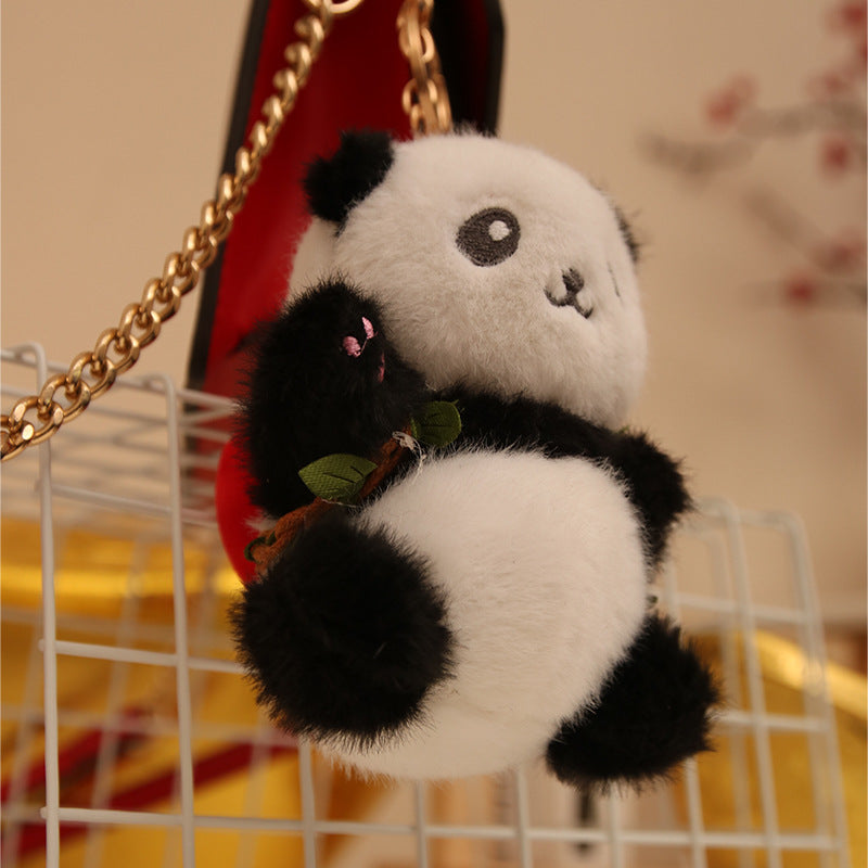 Wholesale Wholesale cute panda pendant with fruit on back