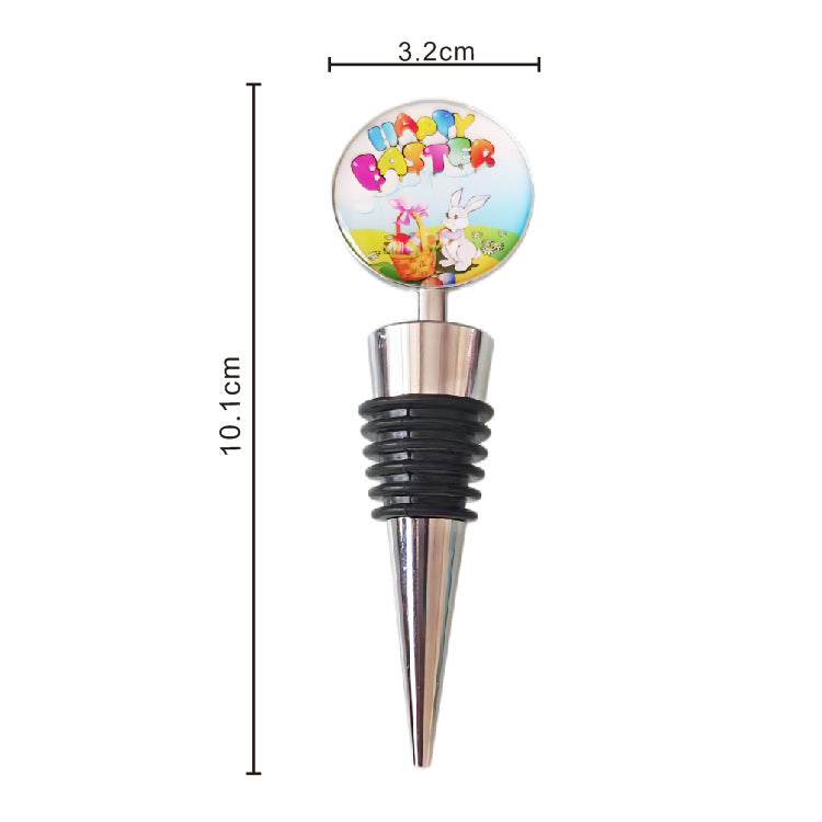 Wholesale Easter Epoxy Lenses Wine Bottle Stoppers