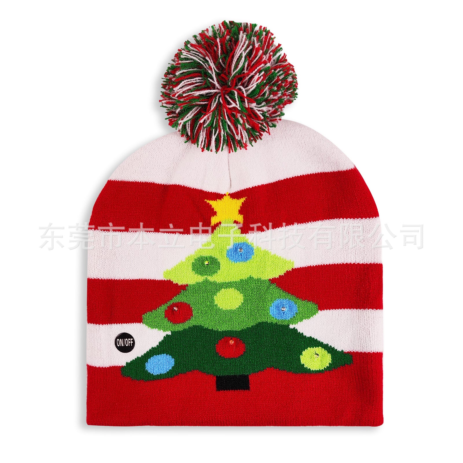 Wholesale  10pcs Winter Knitted Hat  Christmas Party Led Light Hat special