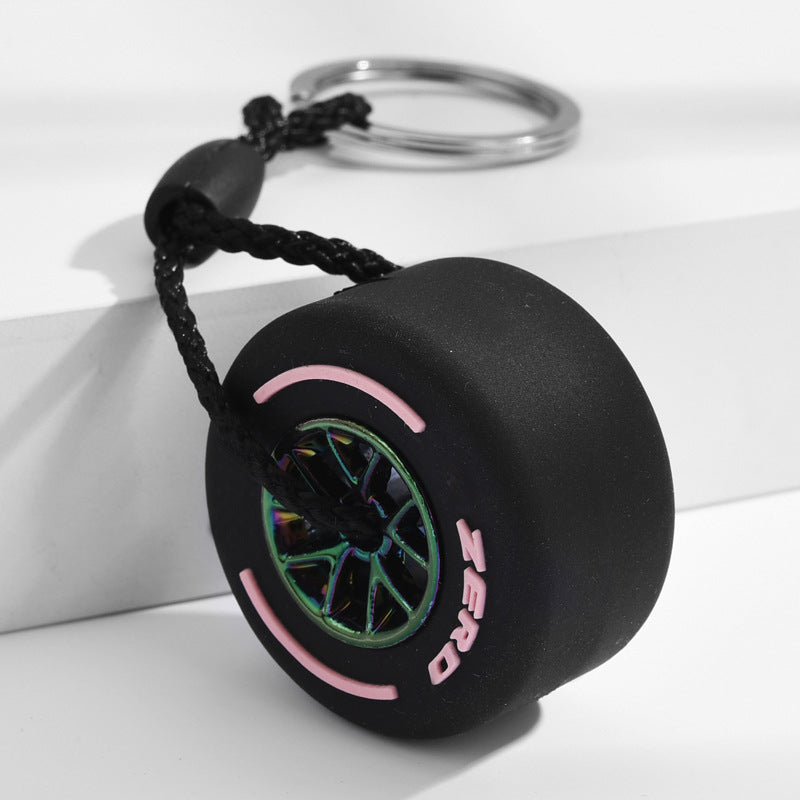 Wholesale Tire Soft Rubber Keychains