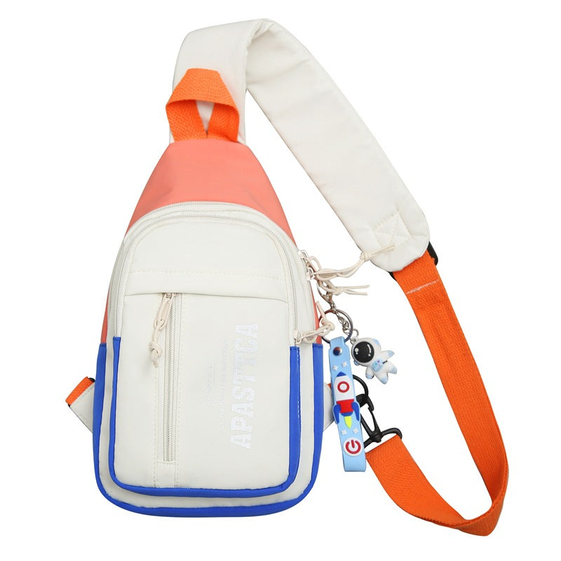 Wholesale Crossbody bag women's trendy fashion waist bag sports multifunctional chest bag new style one-shoulder student campus small backpack