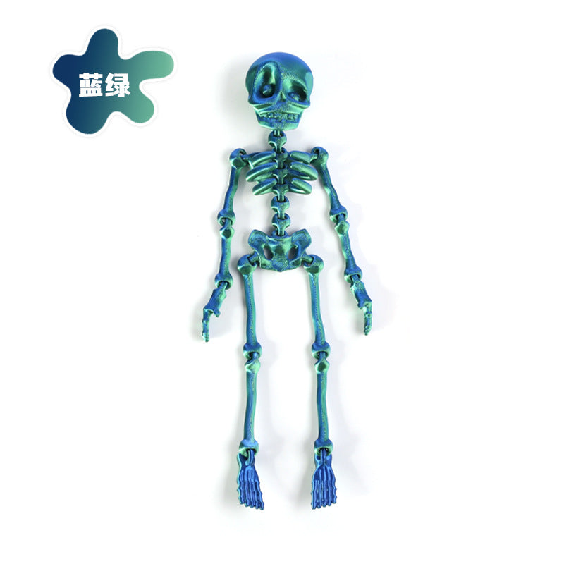 Wholesale  printable skeleton toy with magnetic joints movable