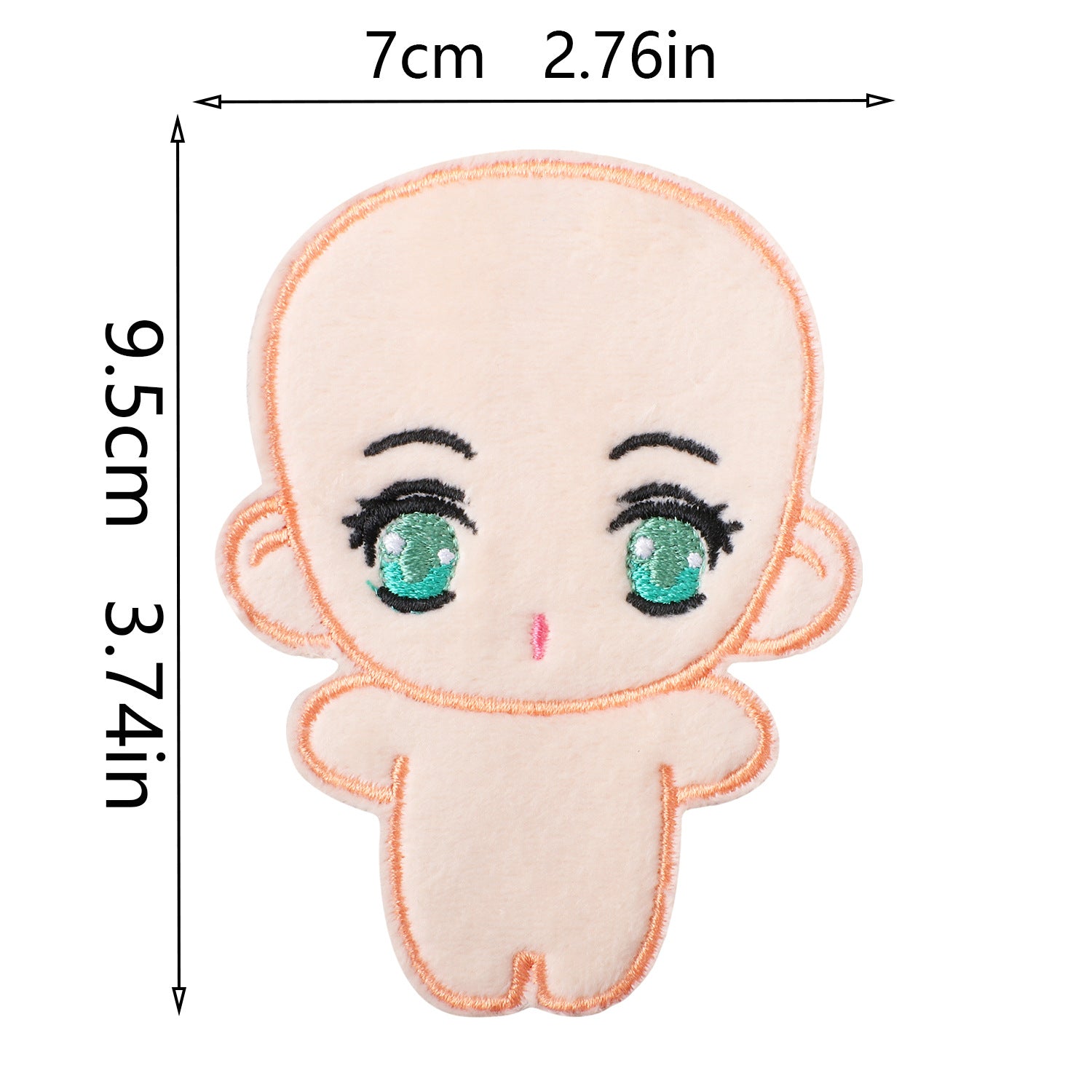 Wholesale Stylish DIY Non Woven Fabric Doll Embroidery Patch Kit 200 Sets Polyester Thread For Clothing Accessories OLY Exclusive