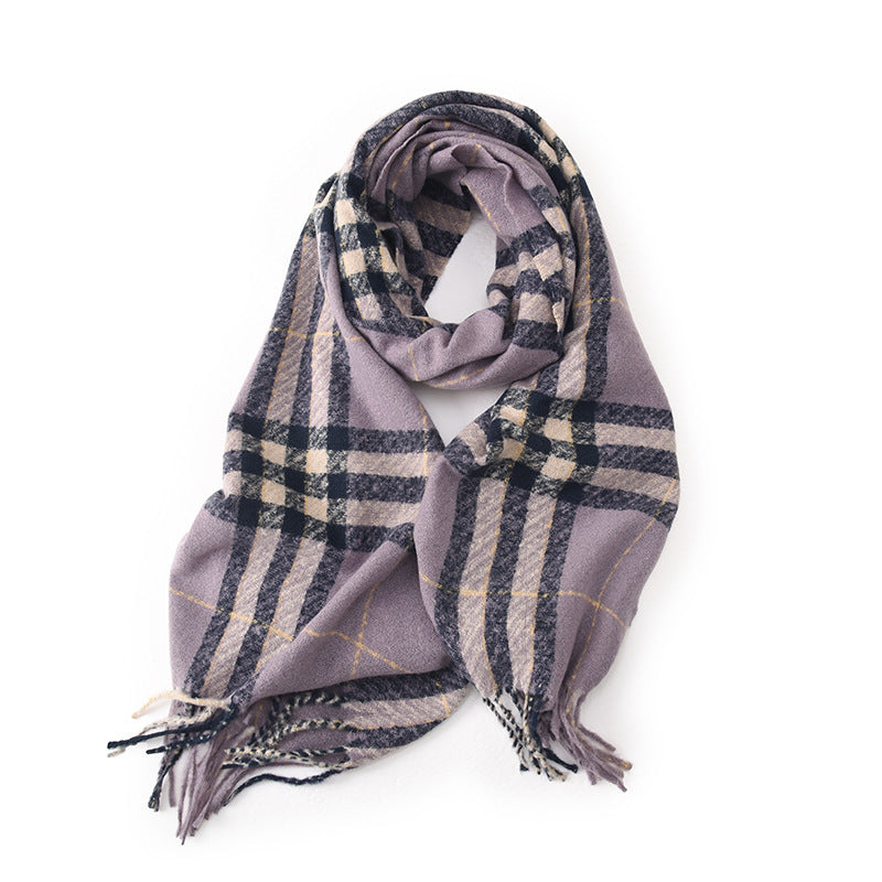 Wholesale Autumn and Winter Double Sided Imitation Cashmere Scarf