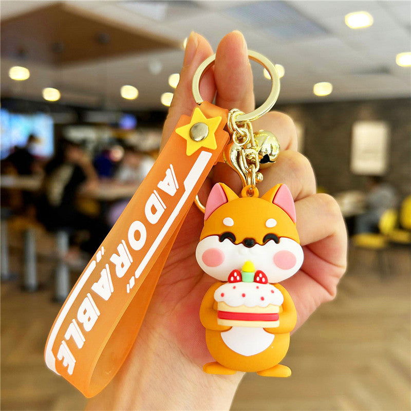 Wholesale Cute Chai Dog Series PVC Keychains