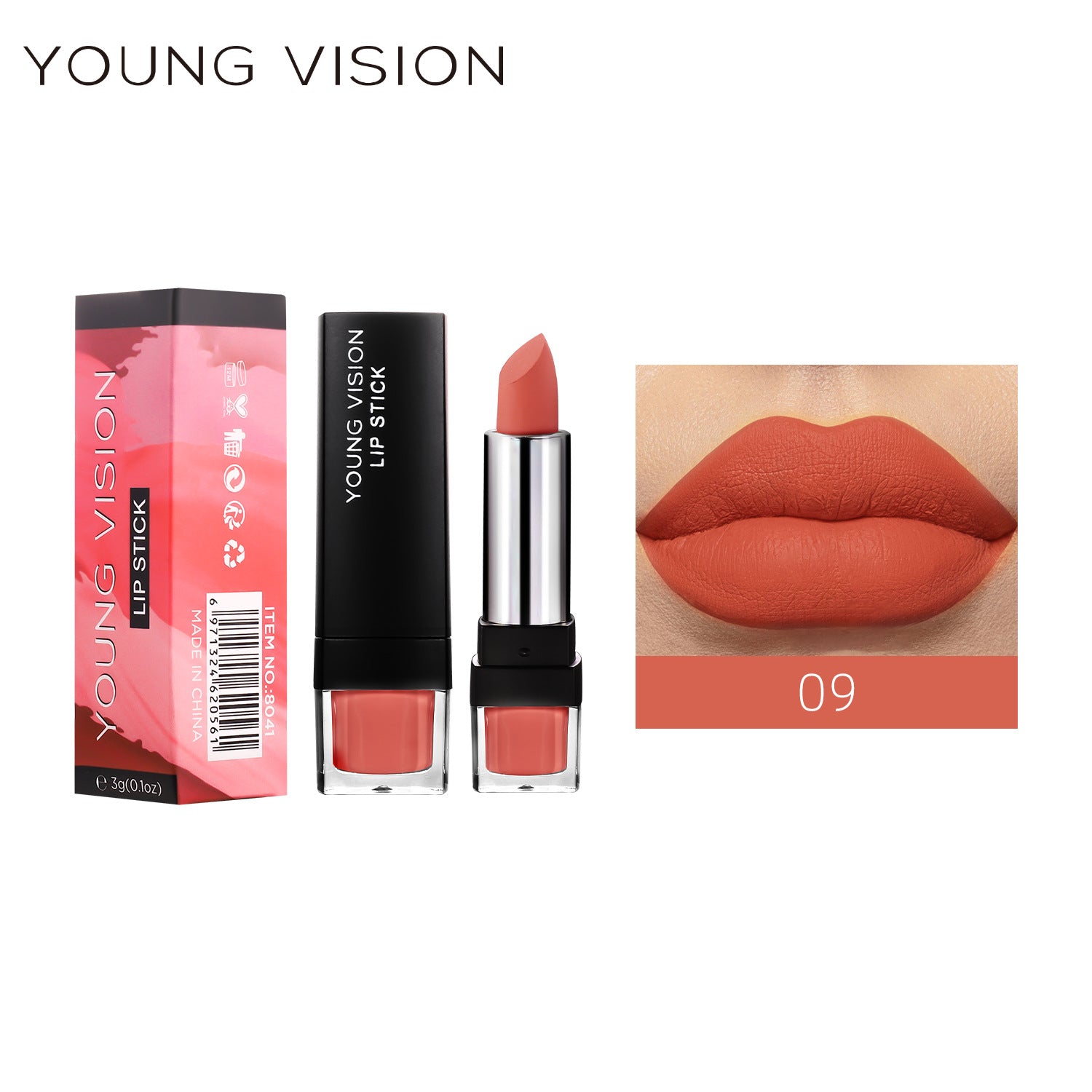 Wholesale Wholesale matte but not dry 12 colors velvet non-stick cup lipstick lipstick