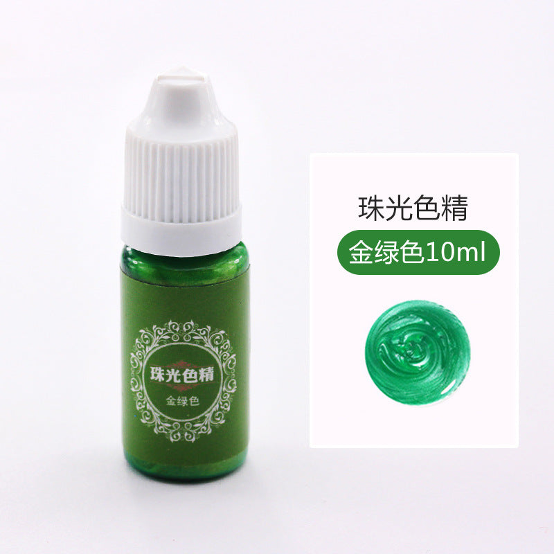 Wholesale 24 Color Pearl Pigment Crystal Dropper UV Resin Pigment Does Not Precipitate and Has A Full Color DIY Handmade Material