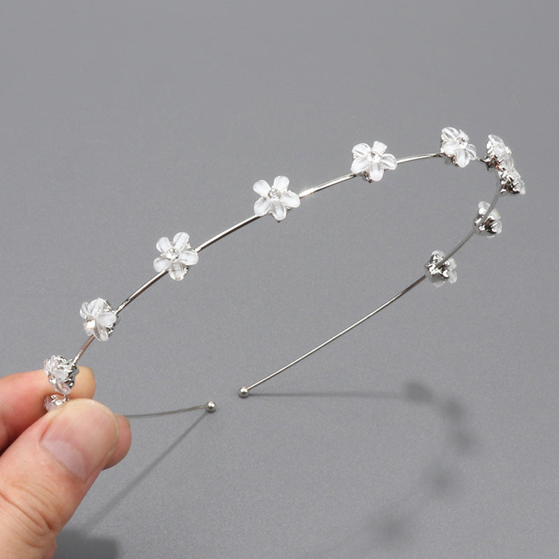 Wholesale Korean style high-end niche leaf flower headband