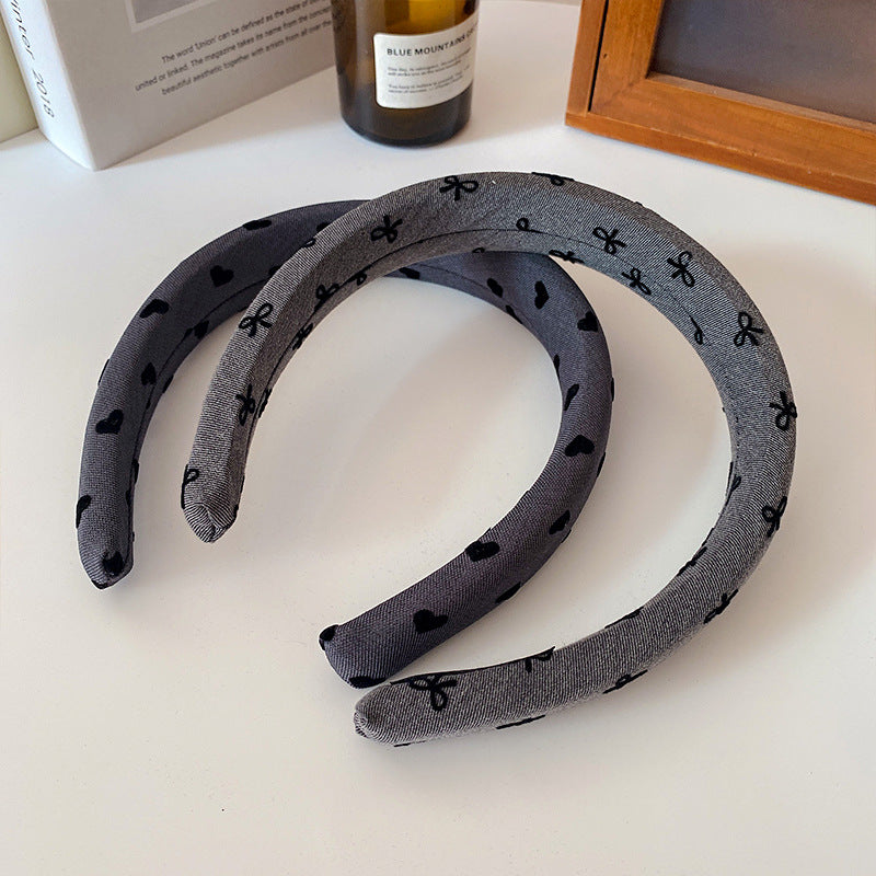 Wholesale Korean style wide-brimmed bow headband