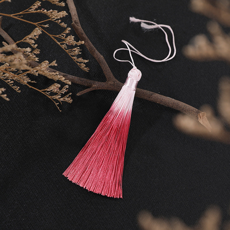 Wholesale 10pcs 10CM Gradient Tassel Ear Pendant Accessories