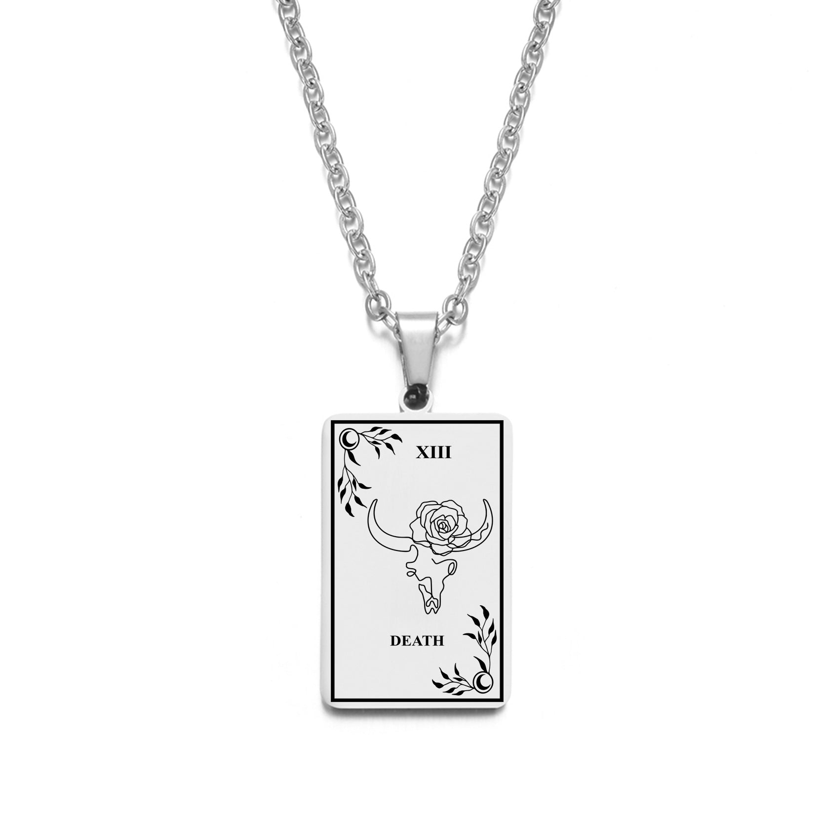 Wholesale tarot pendant pendant necklace stainless steel necklace