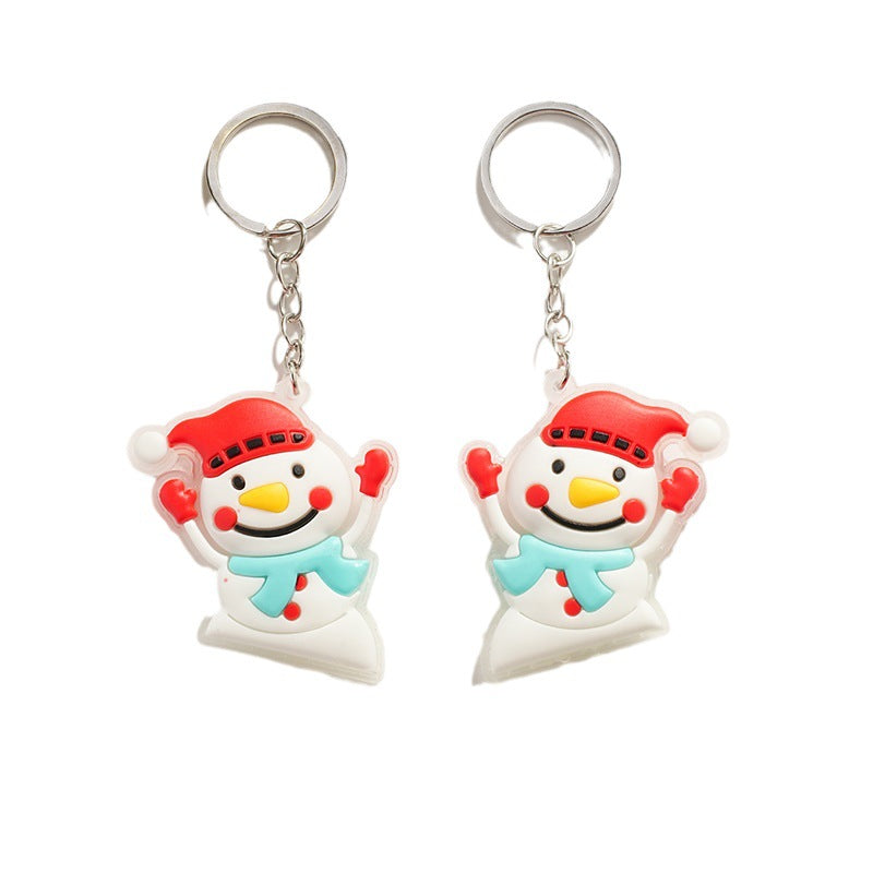 Wholesale Cartoon Santa Claus Elk Keychain