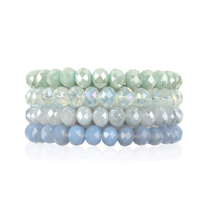 Wholesale DIY Crystal Colorful Elastic Bracelet