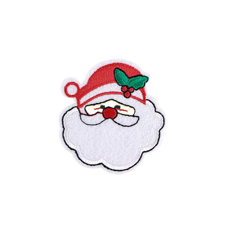 Wholesale Christmas holiday suit classic red and green color matching embroidered patch