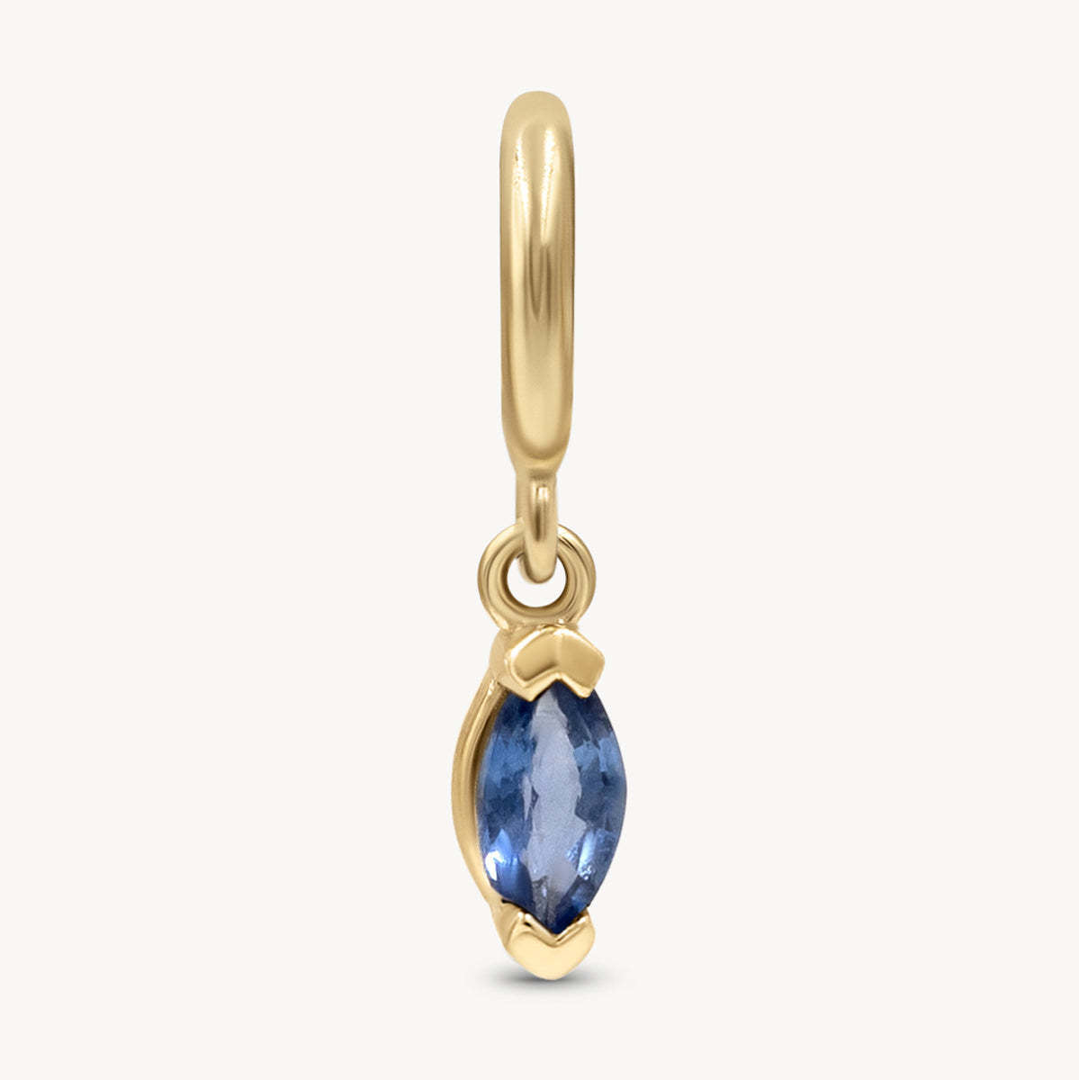 Wholesale Classic Birthstone Pendant 18K Gold Plated Geometric DIY Jewelry Charm Fashion Accessory For Women Gift Boutique Resale