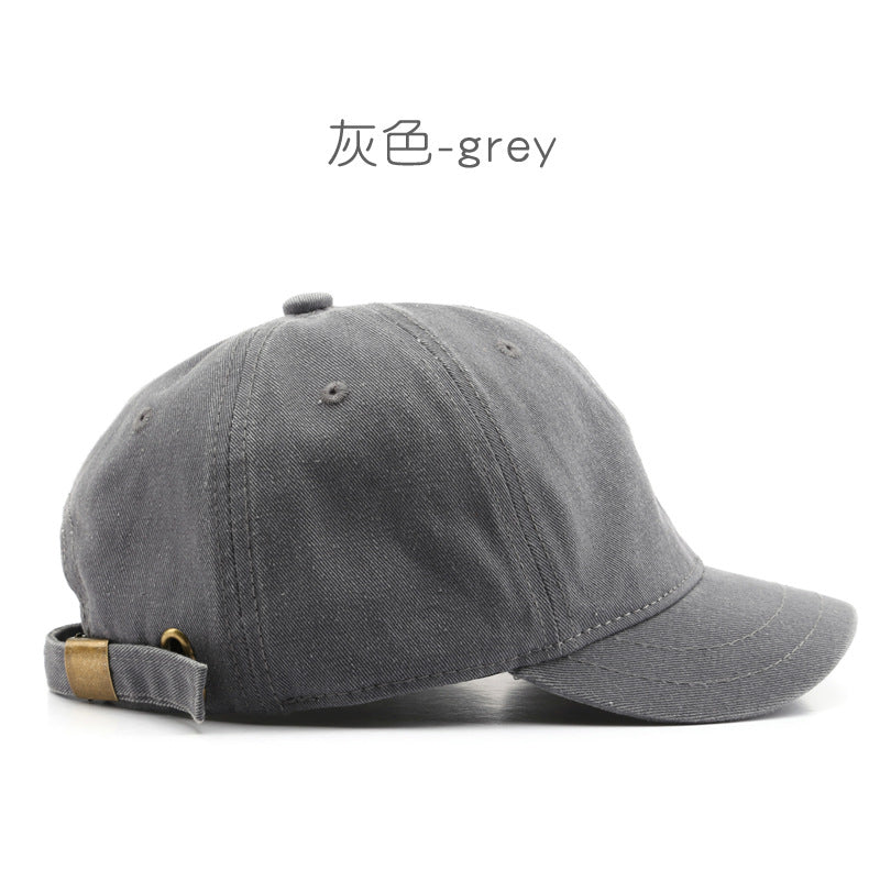Wholesale Solid Color Light Plate Short Brim Outdoor Sports Baseball Cap