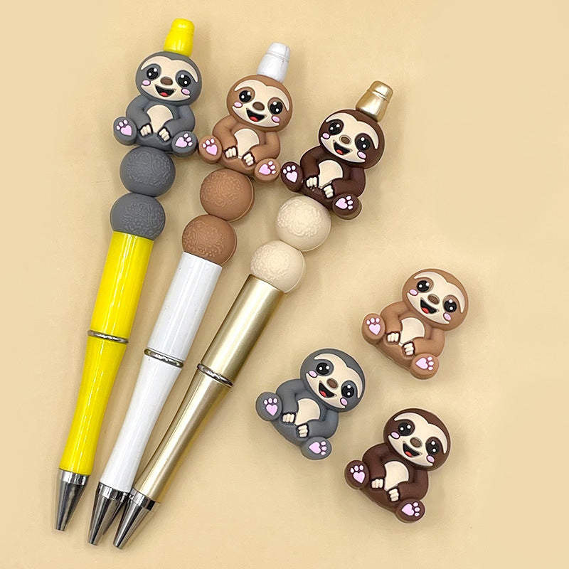 Wholesale 20pcs/pack Food grade animal cartoon 3D silicone glue