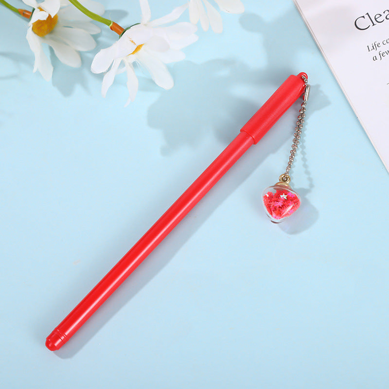 Wholesale Creative Love Pendant Plastic Gel Pen