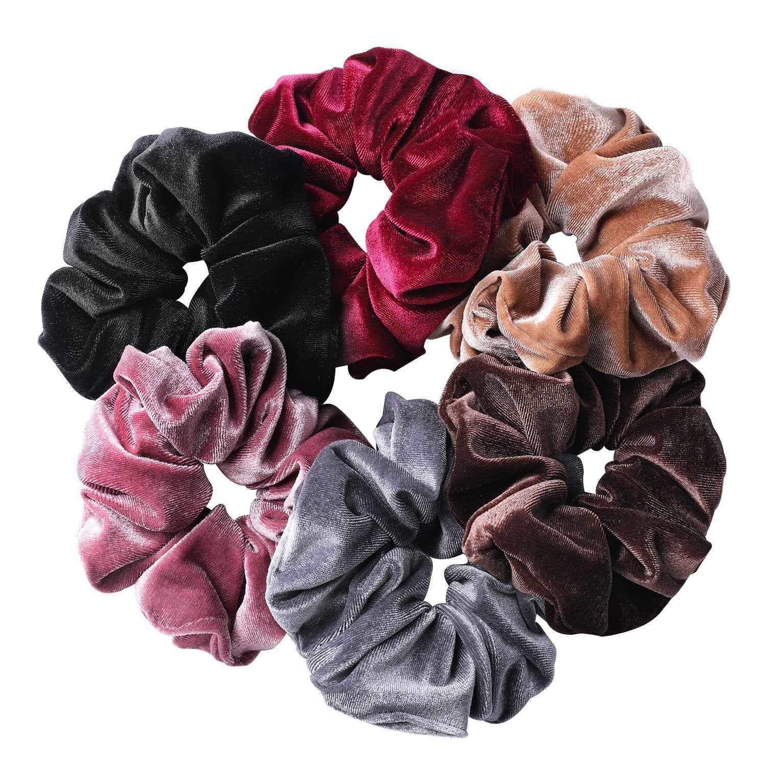 Wholesale Velvet Pleated Hair Tie