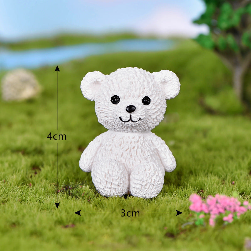 Wholesale Little Bear Family Series Cute Animal Micro Scenes Doll Accessories