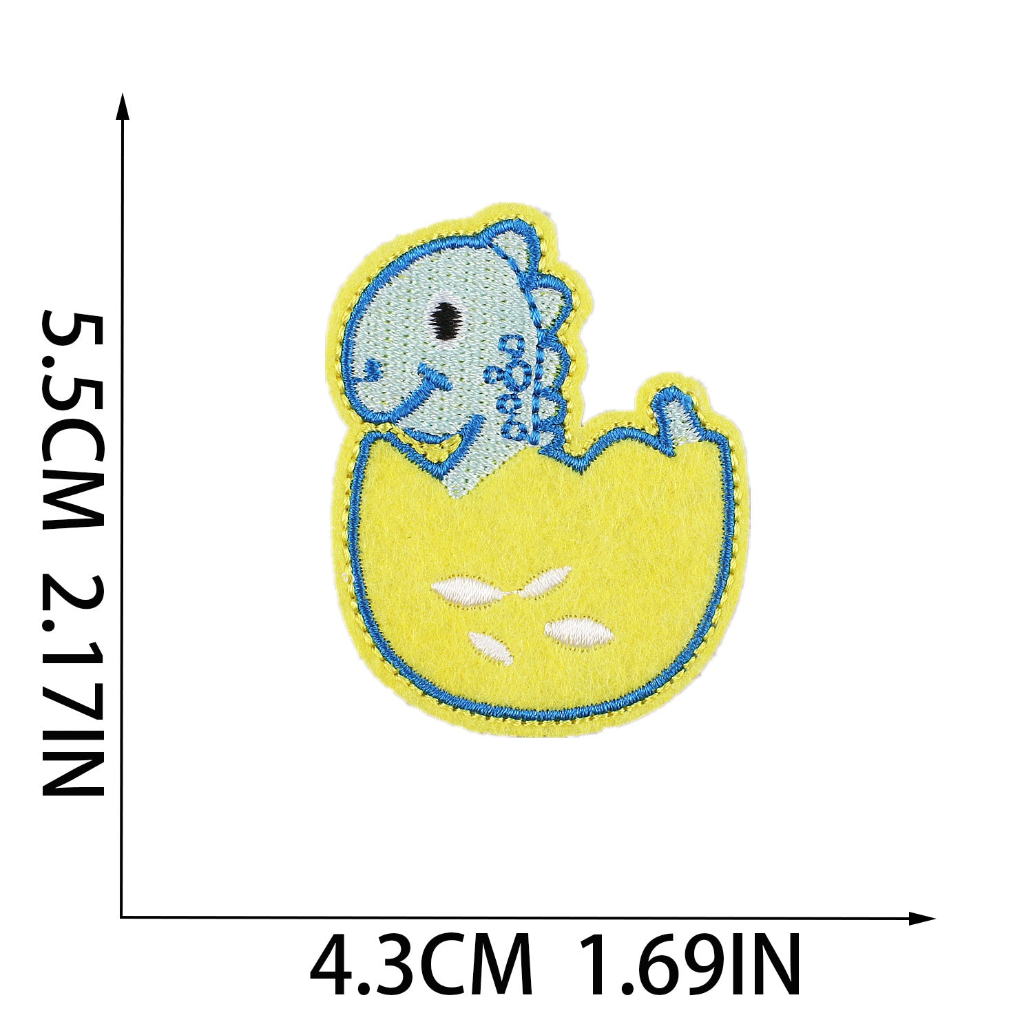 Wholesale Cute Cartoon Dinosaur Embroidery Patch Dino Sew On Applique For Clothing DIY Craft Boutique Resale Gift