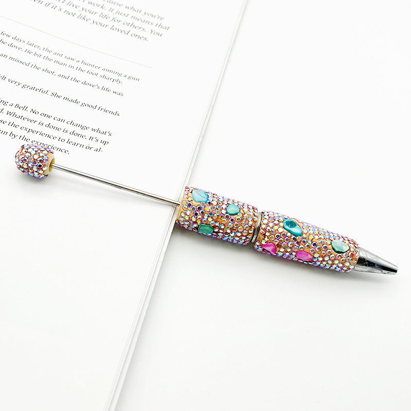 Wholesale Colorful Shell Full Diamond Bead beadable pens