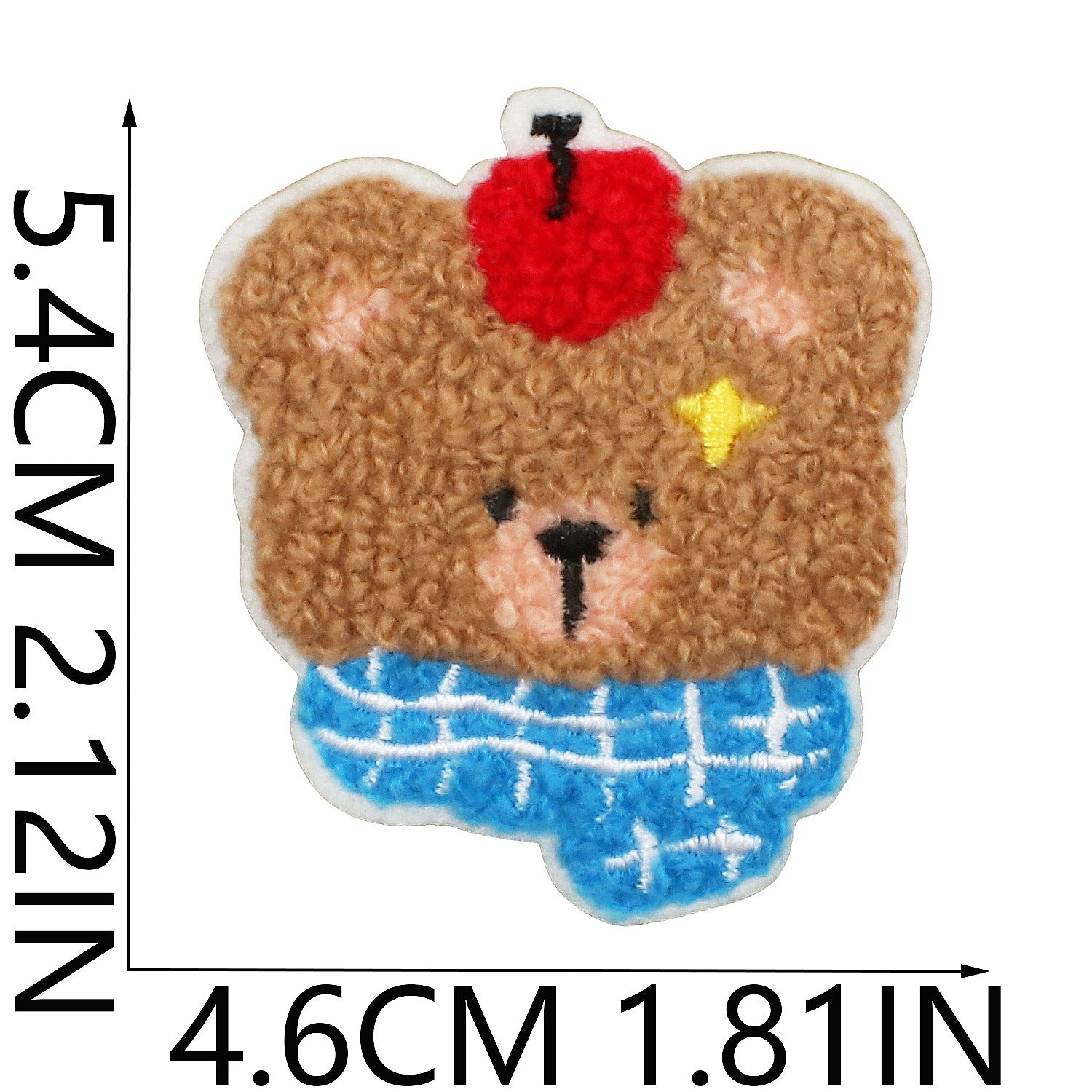 Wholesale Bow Bear Embroidered Cloth DIY Patches
