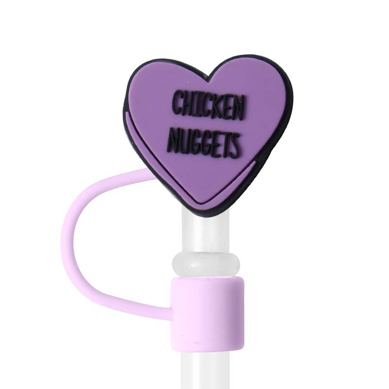 Wholesale 70pcs Cartoon Silicone Straw Caps Fun Party Straw Decoration Cup Accessories