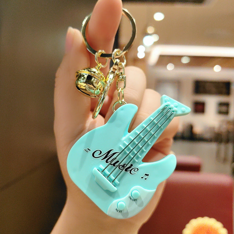Wholesale Plastic Cartoon Animal Guitar Keychains