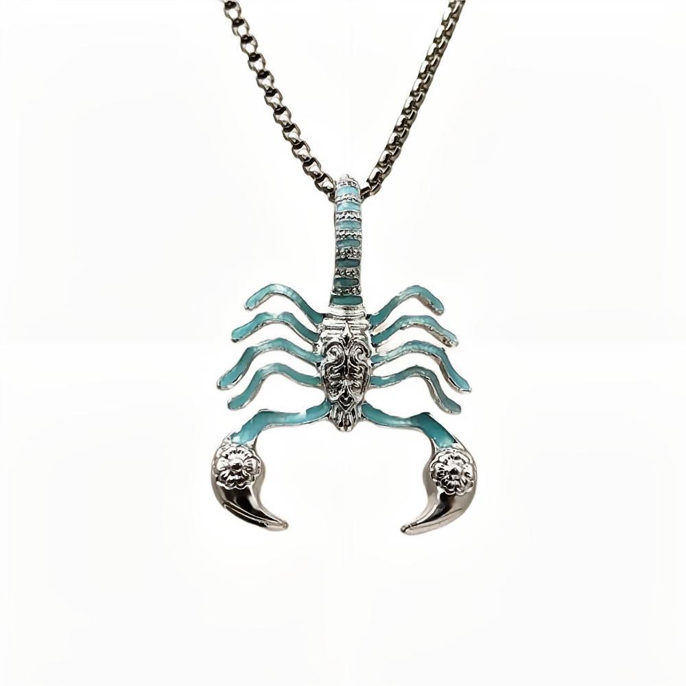 Wholesale Scorpion King Night Light Men' s Necklace