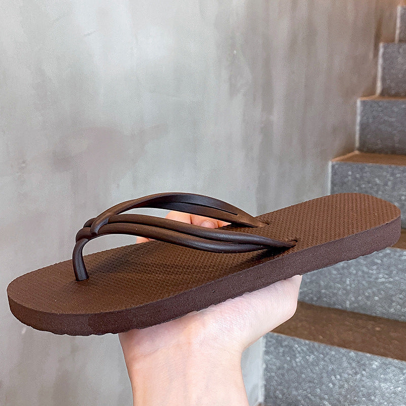 Wholesale Rubber Non-slip Simple Flip Flops