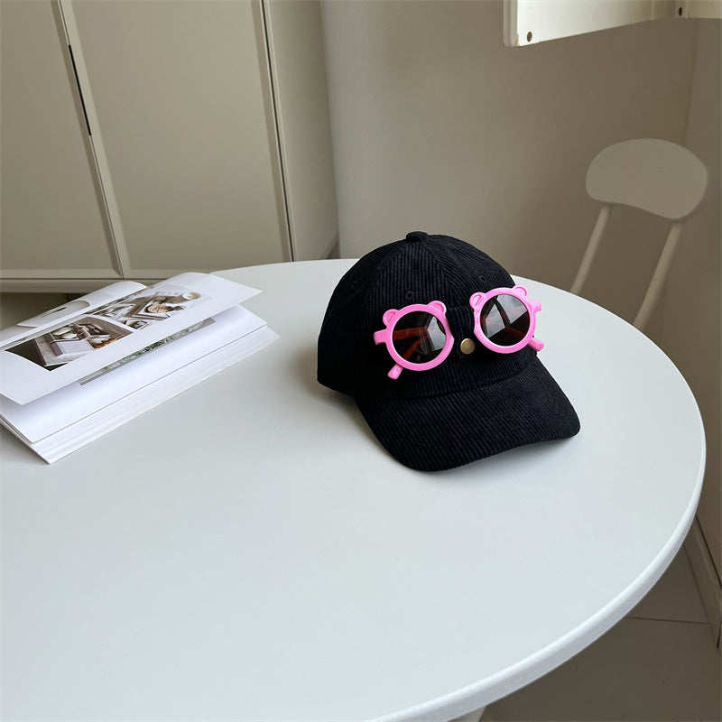 Wholesale Cotton Children's Cartoon Sunglasses Hat