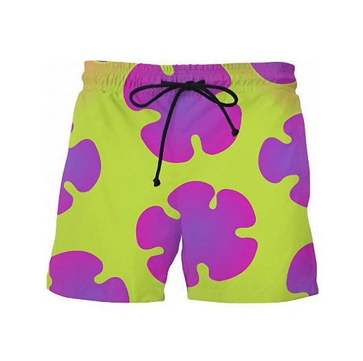Pantalones cortos de trajes de baño de poliéster de impresión digital 3D al por mayor