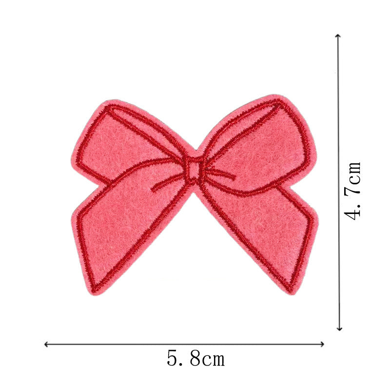 Wholesale Butterfly Embroidered Patches 16 Piece Set DIY Sew On Appliques For Bags Hair Clips Towels Crafting