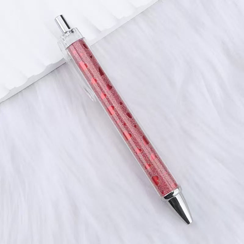 Wholesale Christmas & Pink Bow & Blingbling Roll Paper Ballpoint Pen
